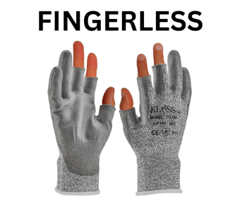 picture of Klass GTEK1001 Semi Fingerless PU Palm Coat Gloves - MC-GTEK1001