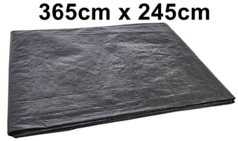 picture of Amtech 365cm x 245cm Tarpaulin - Green - [DK-S4910]