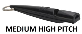 picture of ACME 211.5 TM Dog Plastic Whistle Black - [AC-211.5-BLACK] - (LP)