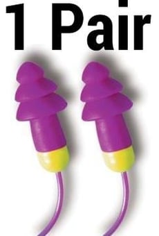 picture of Moldex - Rockets Cord Reusable Earplugs - PVC Free - SNR30 - Pair - [MO-6401]