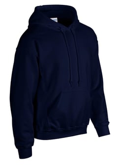 picture of Gildan 18500 Heavy Blend™ Adult Hooded Sweatshirt - Navy Blue - BT-18500-NVY
