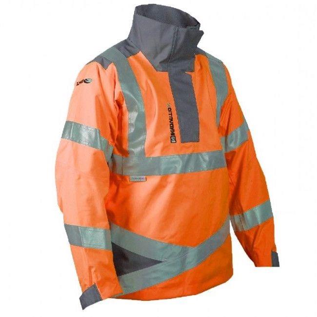 picture of Harkie - Orange Forestry Innovation 2 Breathable Smock - Conforms to EN ISO 20471 Class 3 EN343 & GORT 3279 - HK-H1620-OR