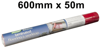 picture of Ultratape Rhino Red Worktop/Laminate Protection Film - 600mm x 50m - [ULT-009760050FDU6RER]