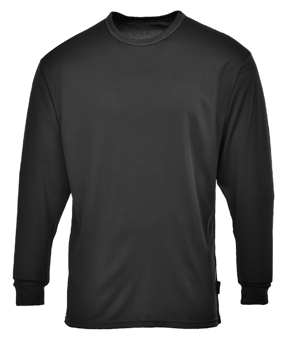 picture of Portwest B133 - Thermal Baselayer Top Black - PW-B133BKR