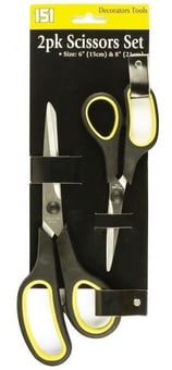 picture of 151 Decorators Tools 2pc Scissors Set - 6inch & 8inch - [ON5-1511150]