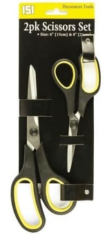 picture of 151 Decorators Tools 2pc Scissors Set - 6inch & 8inch - [ON5-1511150] - (DISC-R)