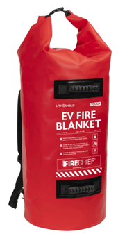 picture of Firechief LithShield Tough EV Fire Blanket - 5 x 5m with Red Backpack - FEVBT505 - [HS-104-1095] - (LP)