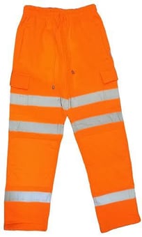 Picture of Orange Hi-Vis Combat Joggers - 31" Reg - 100% Polyester - BI-167 - (DISC-W)