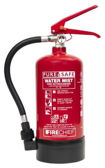 picture of Firechief 2Ltr PureSafe Watermist Extinguisher - FFWM2 - [HS-100-1690] - (LP)