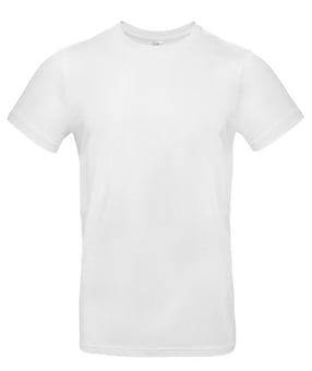 picture of B&C E190 Men's Short Sleeve T-Shirt White - RLW-BA220WHIT