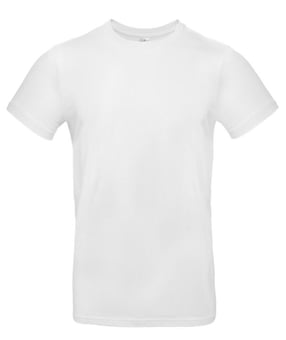 picture of B and C - Men's Exact 190 Crew Neck T-Shirt - White - BT-TU03T-WHT