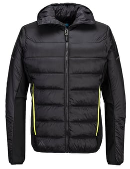 picture of Portwest EV471 - EV4 Insulated Baffle Jacket - Black - PW-EV471BKR