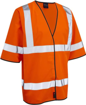 Picture of Leo - Hi Vis Orange Gorwell Half Sleeve Waistcoat - LE-S02-O