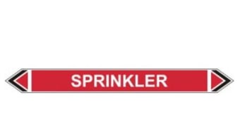 Picture of Flow Marker - Sprinkler - Red - Pack of 5 - [CI-13435]