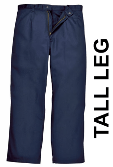 picture of Portwest BZ30 - Bizweld Work FR Trousers - Navy - Tall Leg - PW-BZ30NVT