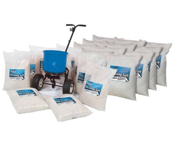 Picture of Salt Spreader Kit - 20 x 25kg Bags Of Salt And 1 x 18kg Salt Spreader - [SL-WINTER2]