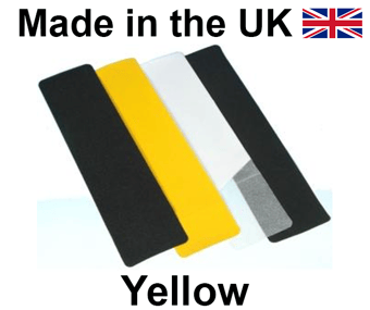 picture of Yellow Anti-Slip Self Adhesive Stair Cleats - 610mm x 150mm Pads - Sold Individually - [HE-H3401Y]