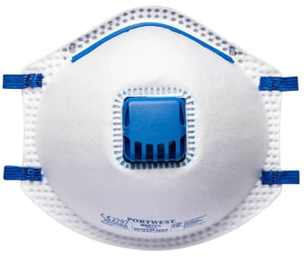 Picture of FFP2 Particulate Moulded Valved Disposable Masks - Pack of 10 - [PW-P201WHR]