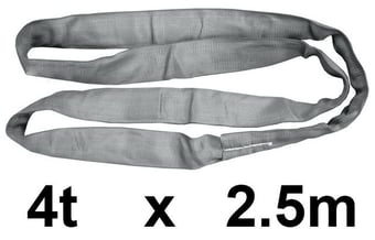 picture of LashKing - Polyester Round Sling - 4t WLL - 2.5m EWL - EN11492-2:2000 - [GT-PRS4T2.5M]