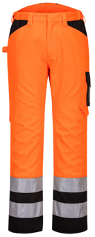 picture of Portwest - PW2 Hi-Vis Service Trouser - Orange/Black - PW-PW241OBR