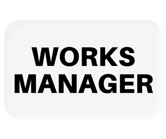 Picture of WORKS MANAGER Insert Card for Professional Armbands - [IH-AB-WM] - (HP)