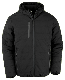 Picture of Result Genuine Recycled - Black Compass Padded Winter Jacket - Black/Black - BT-R240X-BLKBLK