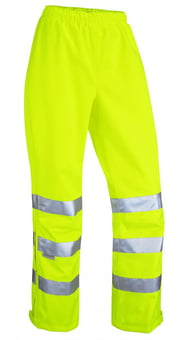 picture of Hannaford Class 2 Breathable Ladies Yellow Overtrouser - LE-LL02-Y