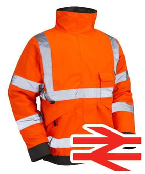 picture of LEO Orange Hi-Vis Bomber Jacket Class 3 - LE-J01-O