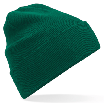 picture of Beechfield Organic Cotton Original Cuffed Beanie - Bottle Green - [BT-B45N-BGN]