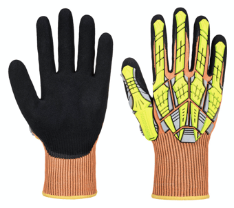 picture of Portwest A727 DX VHR Orange Impact Gloves - [PW-A727ORR]