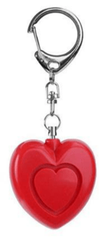 Picture of Walk Easy Loveheart Red Personal Alarm - 130 dBs - [WEA-WE132R]