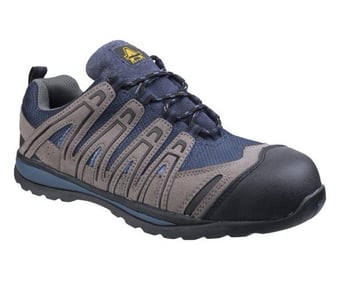 Picture of Amblers FS34C Metal Free Lightweight Lace up Blue Safety Trainer S1P SRC - FS-20712-32829