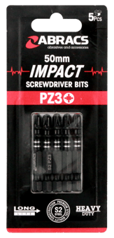 picture of Abracs PZ3 Impact S/D Bit - 50mm - Pack of 5 - [ABR-IPZ35005]