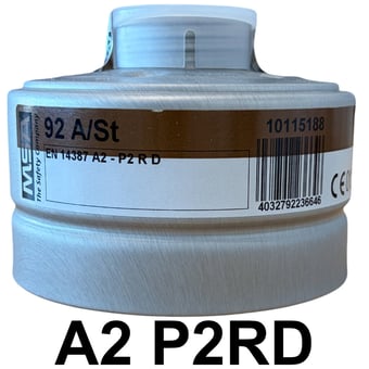 picture of MSA - 92 A2/P2 - Combined Filter - A2-P2 R D - [MS-10115188] - (DISC-W)