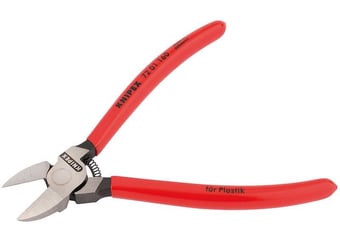 picture of Draper - Knipex 72 01 160SB Diagonal Side Cutter for Plastics or Lead Only - 160mm - [DO-34181]