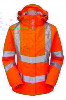 picture of Pulsar Protect Women's HV Orange Storm Coat - PR-PR705-ORG