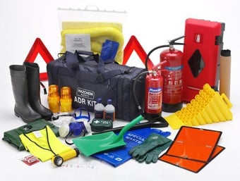 Picture of Complete HGV Vehicle and Driver ADR Kit 2011 - For Carrying Any Hazardous Class - [HZ-VK010]
