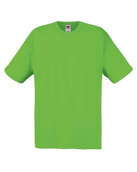 picture of Fruit Of The Loom Men's Lime Green Original T-Shirt - BT-61082-LIME