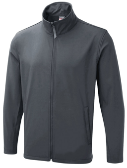 picture of Uneek UX10 The UX Printable Soft Shell Jacket - Light Grey - UN-UXX10-LY