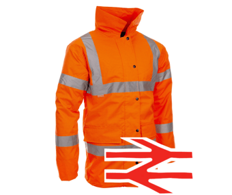 picture of Flame Retardant Anti Static Orange Waterproof Parka Jacket - BI-77 - (DISC-W)