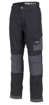 Picture of JCB - Trade Rip Stop Black/Grey Trouser - Regular Leg 31" - 200gsm - PS-D+II