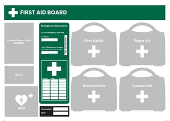 picture of Large First Aid Board - [WC-FASLARGE]