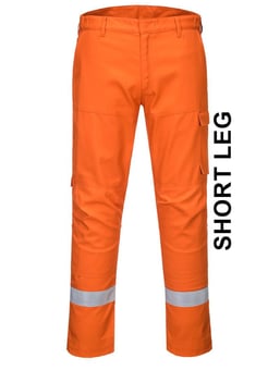 picture of Portwest - Orange Bizflame Ultra Trouser - Short - PW-FR66ORS
