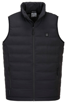 Picture of Portwest - S549 - Ultrasonic Heated Tunnel Gilet - Black - Insulatex Lining 260g - PW-S549BKR