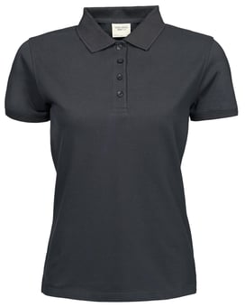 picture of Tee Jays Ladies' Heavy Polo Shirt - BT-TJ1401-DARK-GREY - (DISC-R)
