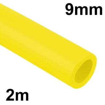 picture of Hi Vis Yellow 9mm Scaffold Protection Foam Tube 2m - Single Unit - [ARM-PE-48/09-YE] - (DISC-W)