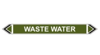 Picture of Flow Marker - Waste Water - Green - Pack of 5 - [CI-13416]