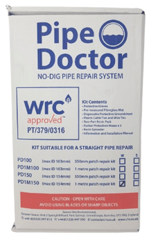 picture of Pipe Doctor 1m Long Repair Kit DN150 Pipe - Winter Resin - [S1-PD1M150KITW] - (LP)
