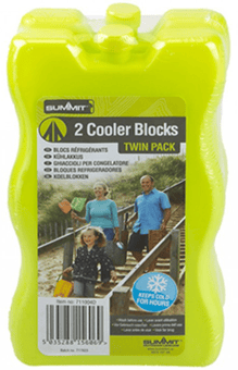 picture of Summit Reusable Cooler Blocks Twin Pack 200ml - [PI-711004D]