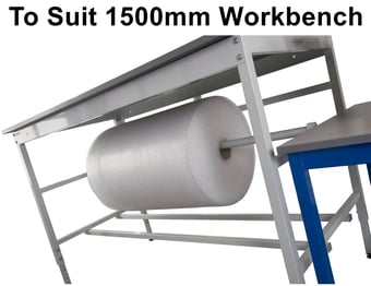 picture of QMP Under Bench Roll Rolder To Suit 1500mm Workbench - Light Grey - [QM-BGPAR15BXXXX]